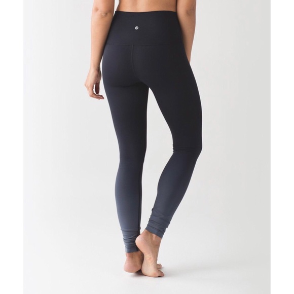 lululemon athletica Pants - Lululemon Wunder Under Pant HR Ombre Black / sz 4